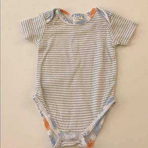 Onesie with crab accent